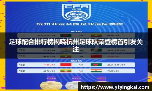 足球配合排行榜揭晓杭州足球队荣登榜首引发关注
