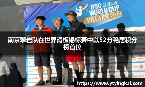 南京攀岩队在世界滑板锦标赛中以52分稳居积分榜首位