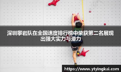 深圳攀岩队在全国速度排行榜中荣获第二名展现出强大实力与潜力